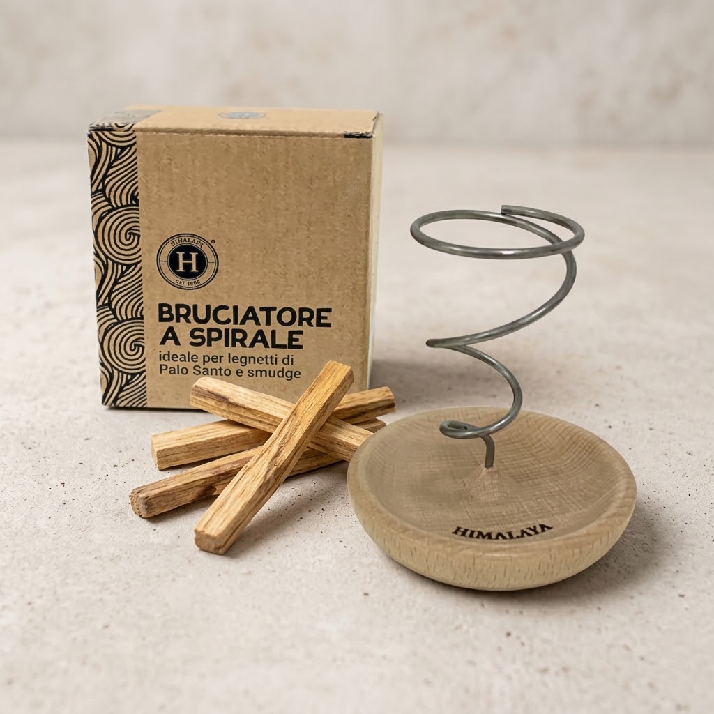 Bruciatore a spirale per incensi e Palo Santo